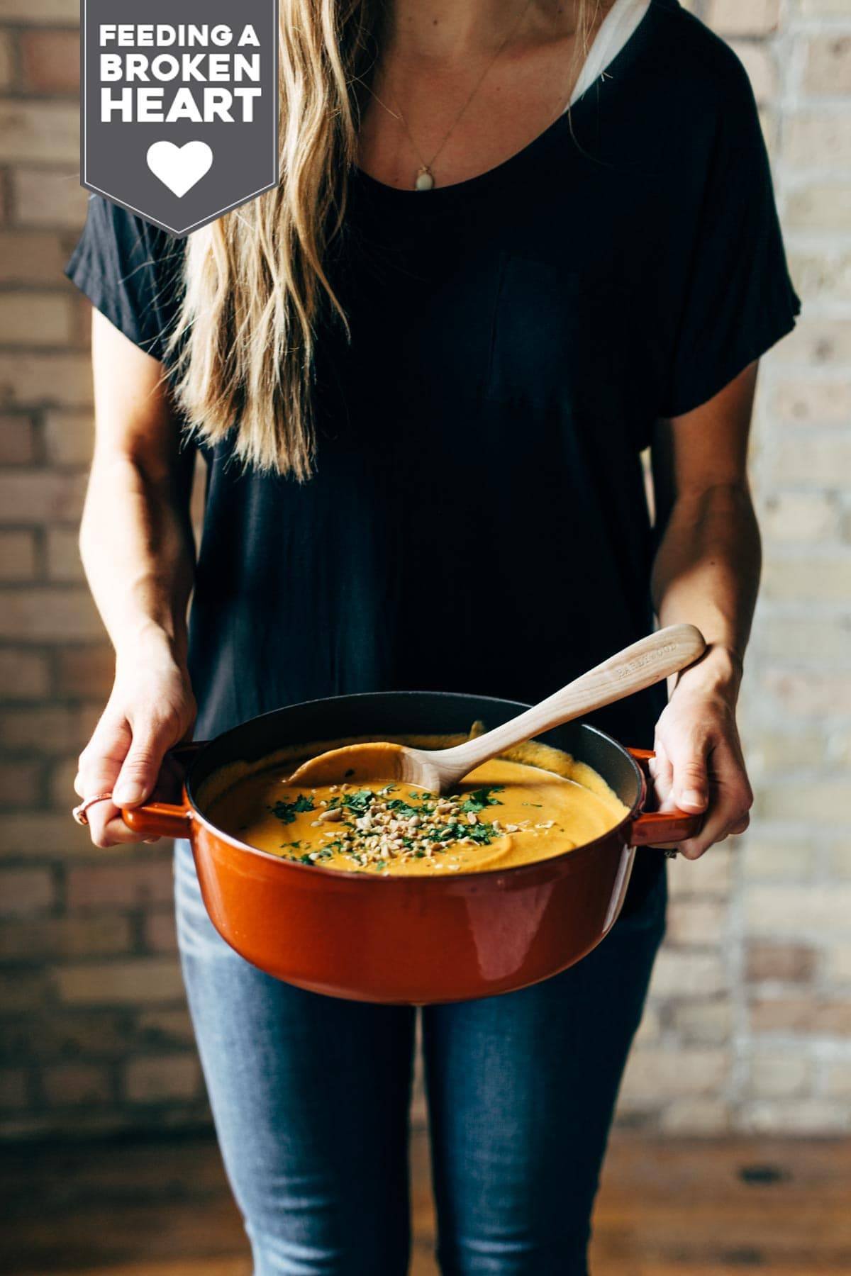 Spicy Instant Pot Carrot Soup