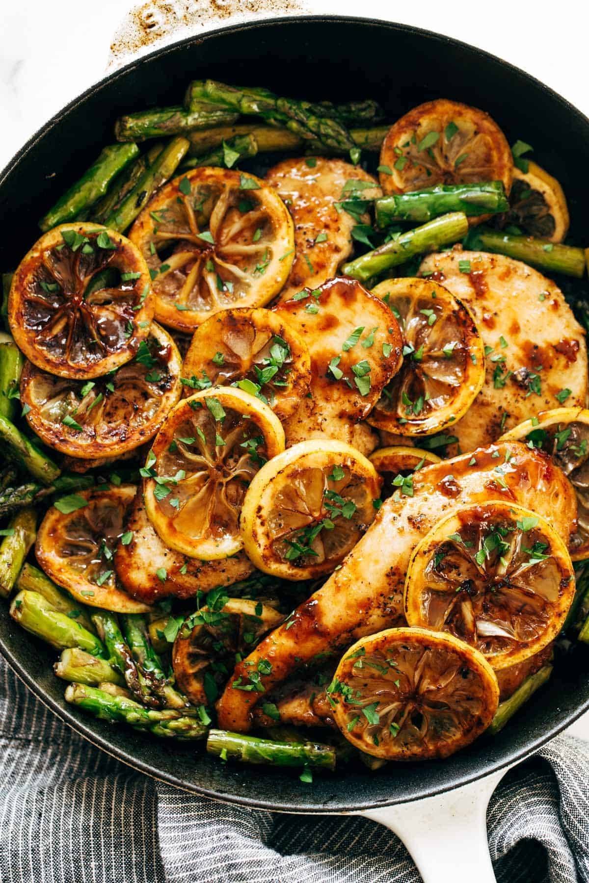 Lemon Chicken with Asparagus