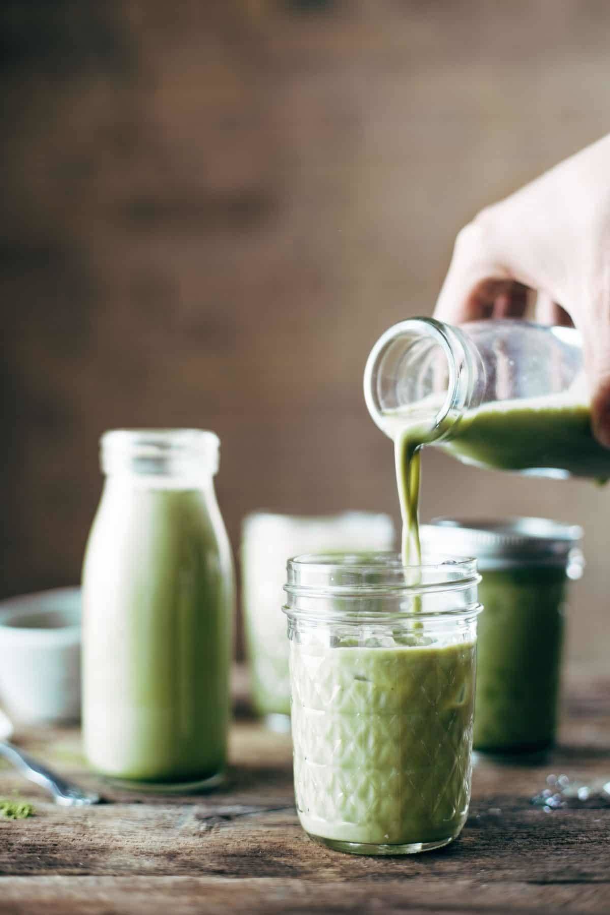 Iced Matcha Green Tea Latte